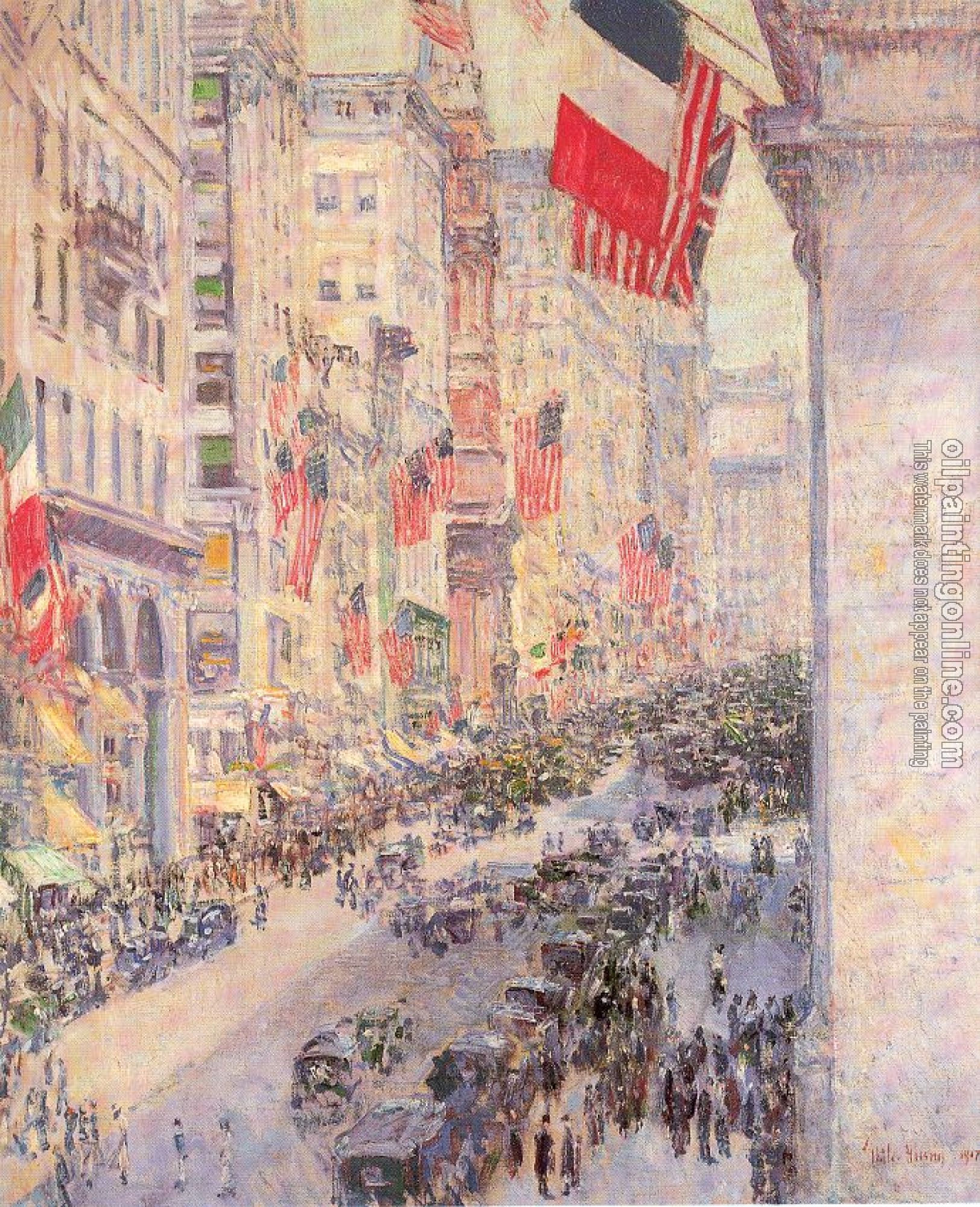 Hassam, Childe - Oil On Canvas